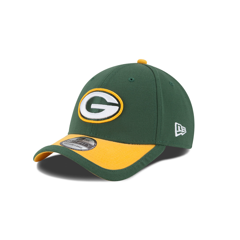 Green Bay Packers Black and White 2022 Sideline 39THIRTY Flex Hat