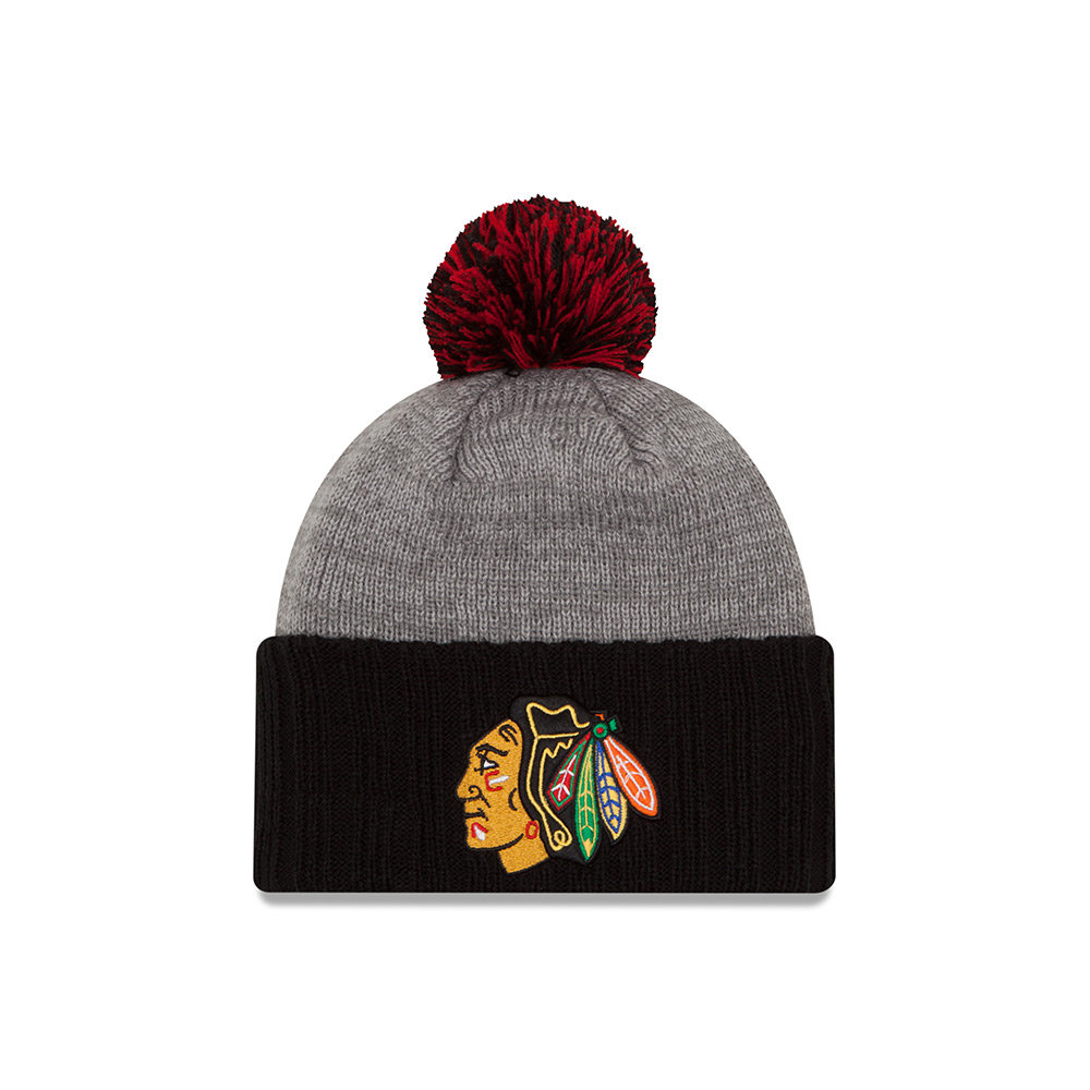 New Era Chicago Blackhawks Flag Stated Knit Hat | eBay