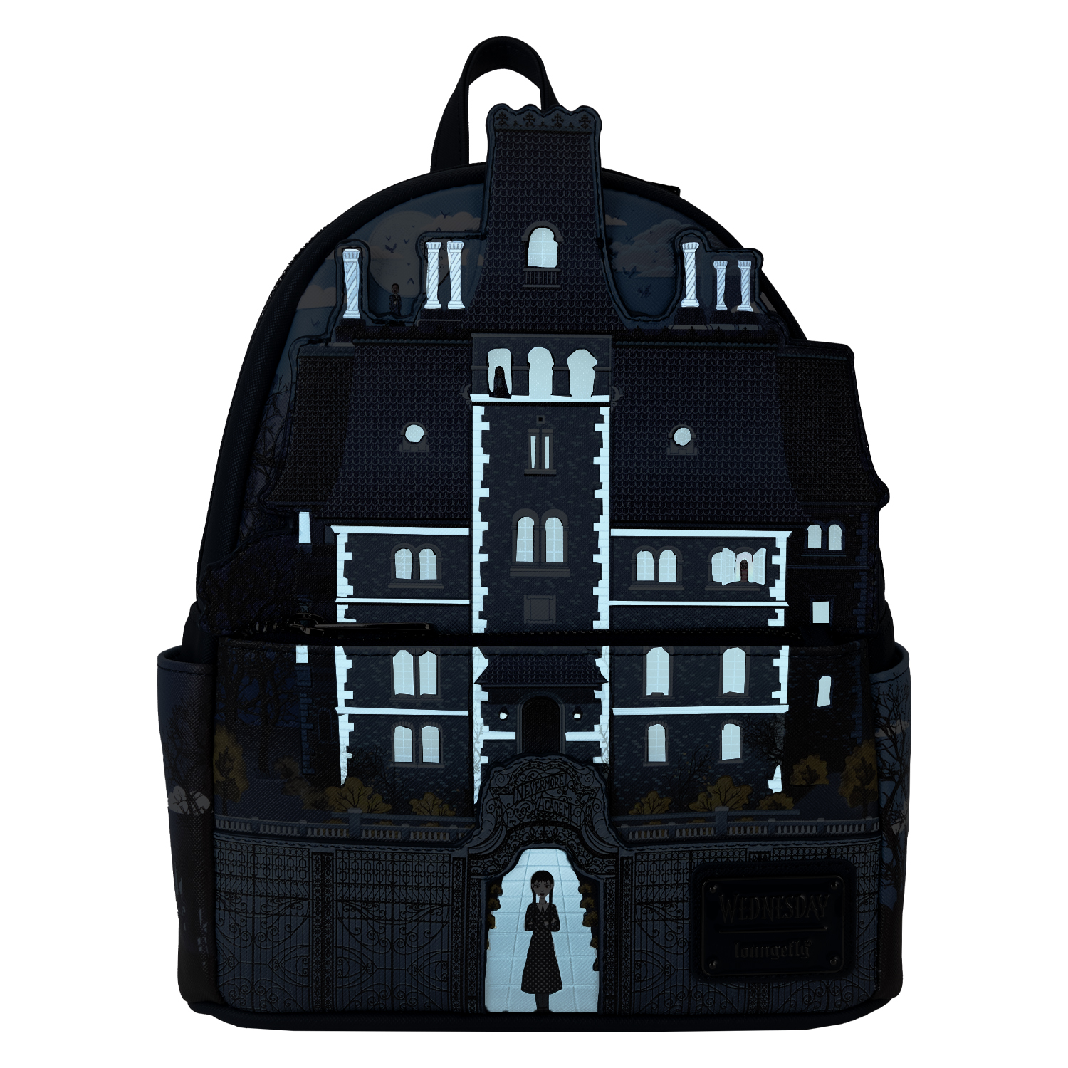 The Addams Family Wednesday Nevermore Academy Castle Glow  display picture 1