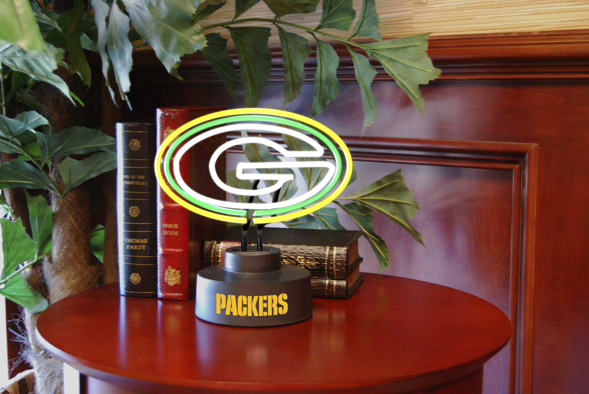 Green Bay Packers Neon Logo Desk Table Lamp Light eBay