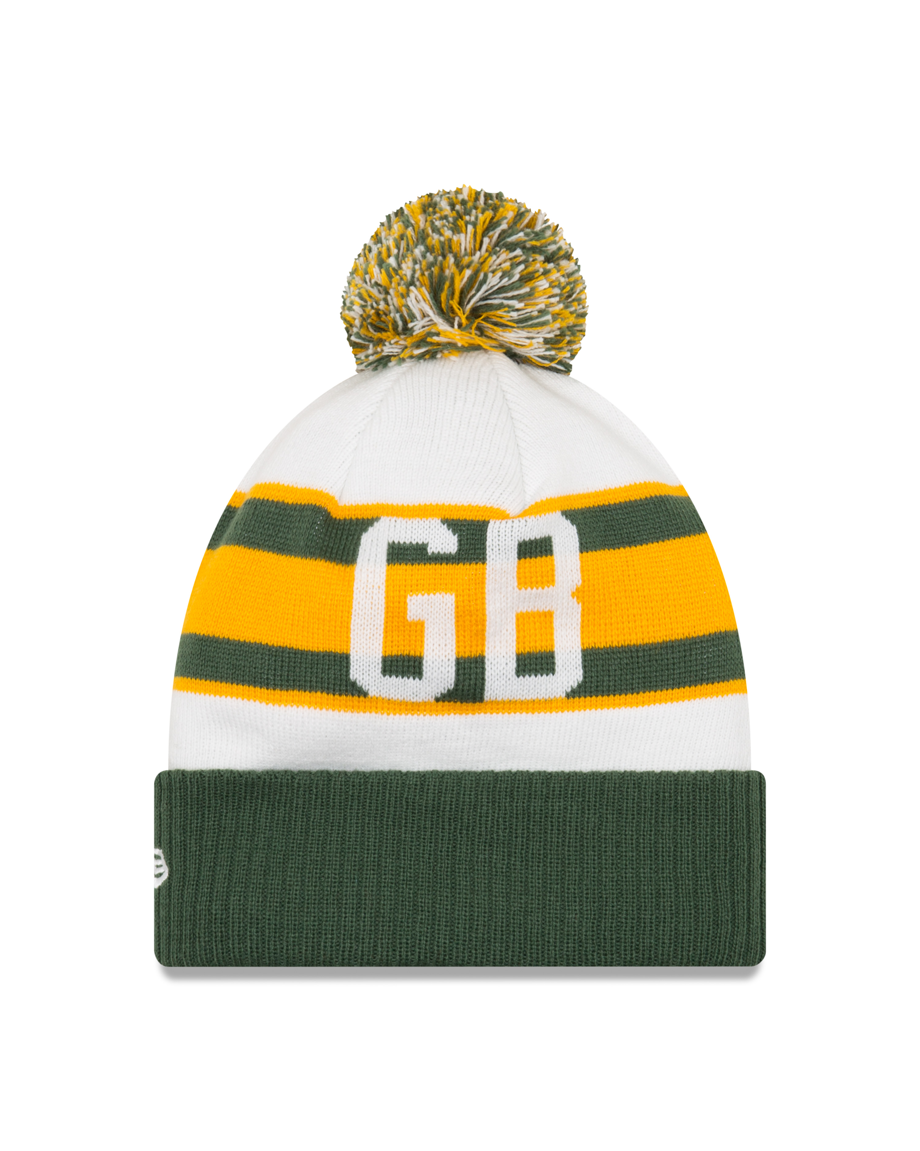Green Bay Packers Retro Cuff Pom Knit Hat | eBay